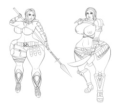 Curvy Gladiators 1