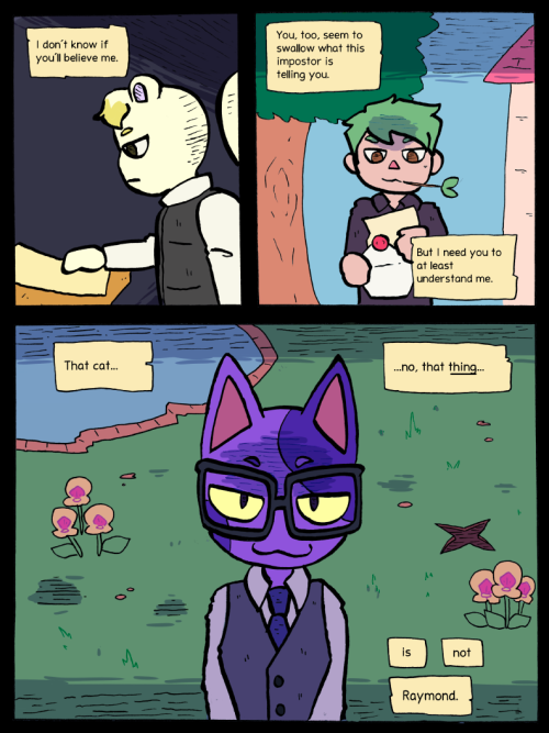 Silly little comics about Raymond AnimalCrossingThis was partially inspired by a post I saw where so