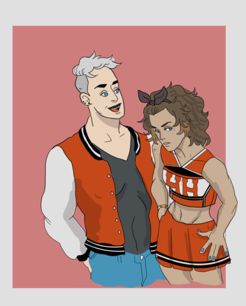 @proheropeach ‘s cheerleader Catra has got me so messed up. May I raise you the Highschoo