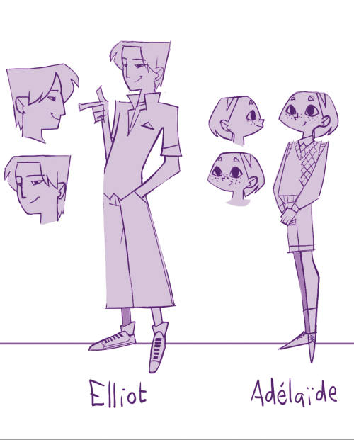 Rough Sketch Of A Lineup Of My OCs!
