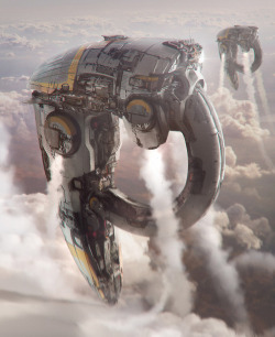 this-is-cool: The super impressive science fiction and futuristic themed artworks of Arnaud Kleindienst - https://www.this-is-cool.co.uk/the-sci-fi-concept-art-of-arnaud-kleindienst/