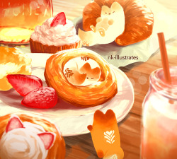 Nk-Illustrates:  Honey Milk Fox 03.