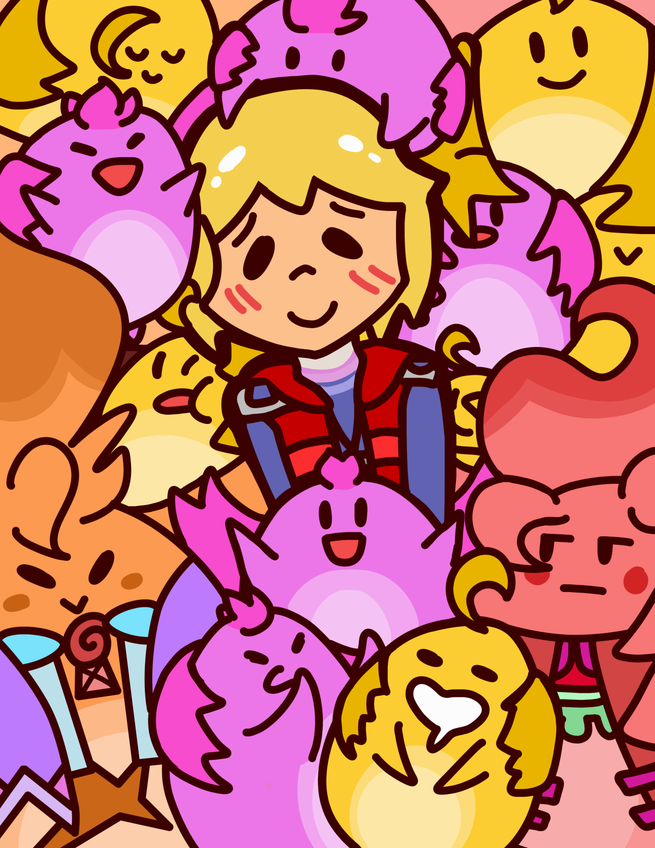 taptroupe:  smile for the camera!!   📷  📷     my submission to @xenobladezine.