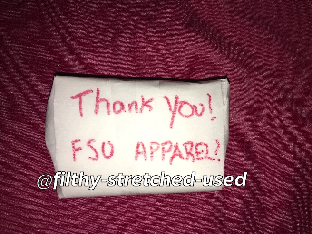 filthy-stretched-used:  Thank you to our anonymous follower your package has been shipped 😏😏….If you wish to purchase please contact for selection and special requests.Fsublog@hotmail.com