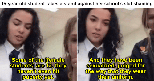 sourcedumal:poetrylesbian:this-is-life-actually:Watch: Faith’s school lectured girls about makeup an