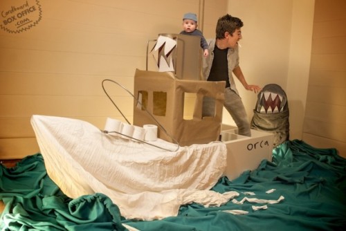 crossconnectmag:  Cardboard Box Office Family Recreates Movie Scenes  with Boxes and Imagination  Lilly, Leon, & (baby) Orson are the dream team behind Cardboard Box Office.  Using nothing but cardboard boxes and their imagination they have been