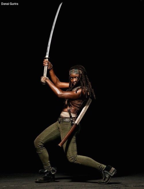 We have the thing in our shop. It’s a  Michonne katana made of plywood. It’s something special, beca