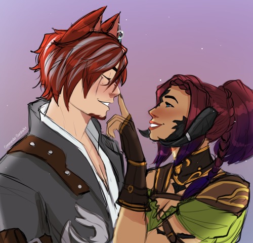 @wilvarin-chans Geru & My Girl Vydha By @commandersarah