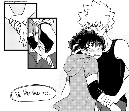 All my bkdk omega-verse chapter 3 illustrations~ (You can read the fanfic here!)