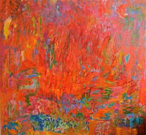 Beverly Brodsky (American, based New York City, NY, USA) - Red Earth, Paintings: Oil on Canvas