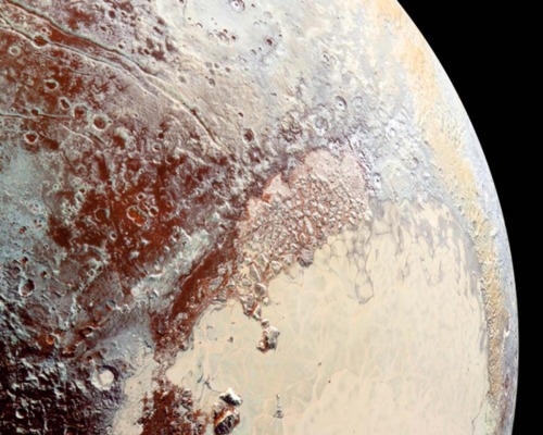 The Sputnik Planitia Is A 1 000 Km (621.4 Miles) Wide Basin Situated In The Heart-shaped Region Of The