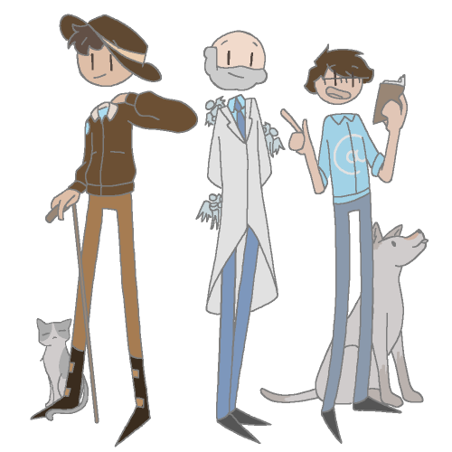 Concorp + Joe, plus their designated animal companions :D [¾]