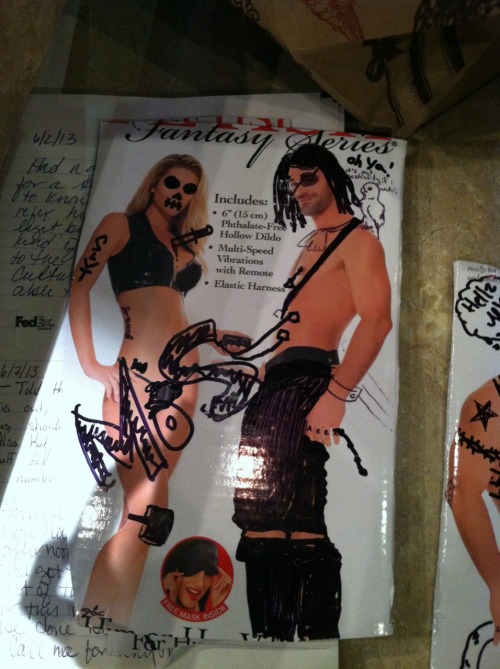 What happens when three porn store employees are left alone with an empty box and a sharpie? This.