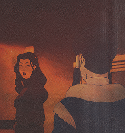 ohmykorra: Korrasami AU: Korra is posessed by the dark spirit and Asami is the only person who’s able to comunicate with Korra’s spirit. 