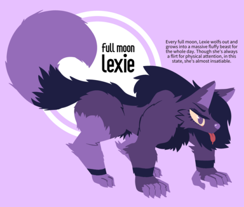 droolcutie: Lexie is a toppy werewolf guitarist and most of her songs are about her dick. Check below the jump for her full bio! Keep reading 