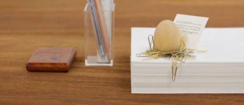 Clipnest These simple wooden eggs by Ryosuke Harashima, called Clipnest, are embedded with a magnet 