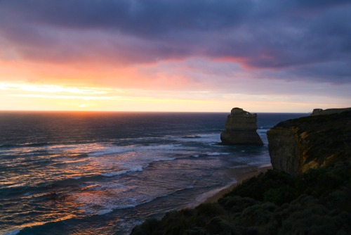 Sunset on the Great Ocean Road