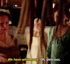 strangerfromthesea:Mrs “I have all the biscuits ever in the world” Reynolds in Death Comes to Pemberley, Episode 1