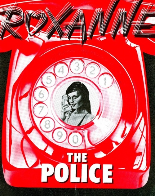 superseventies: The Police, ‘Roxanne’ - promo artwork, 1978.