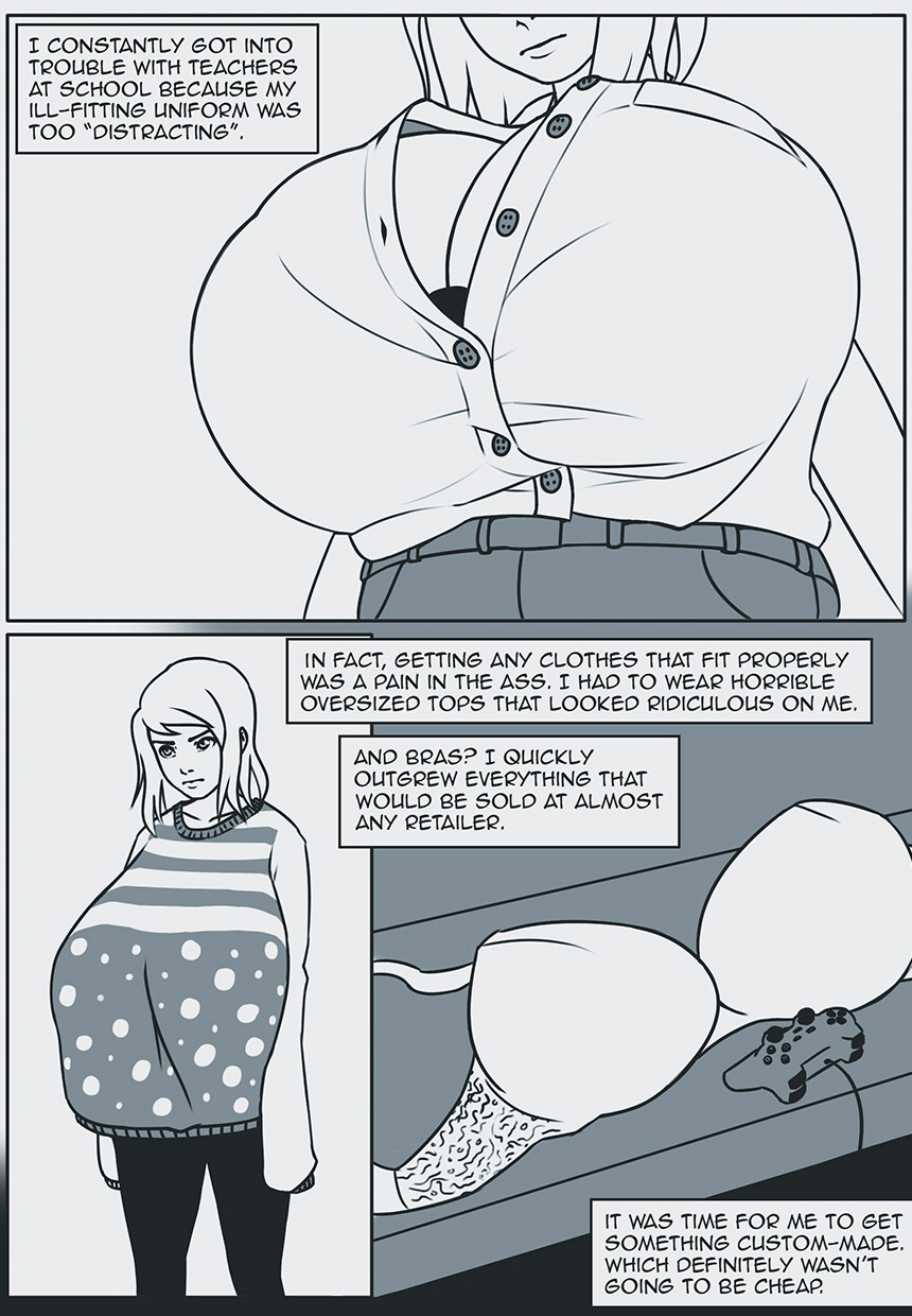 degeneratepai:  Getting clothes that fit isn’t easy. [pages 1 and 2] [pages 2 and