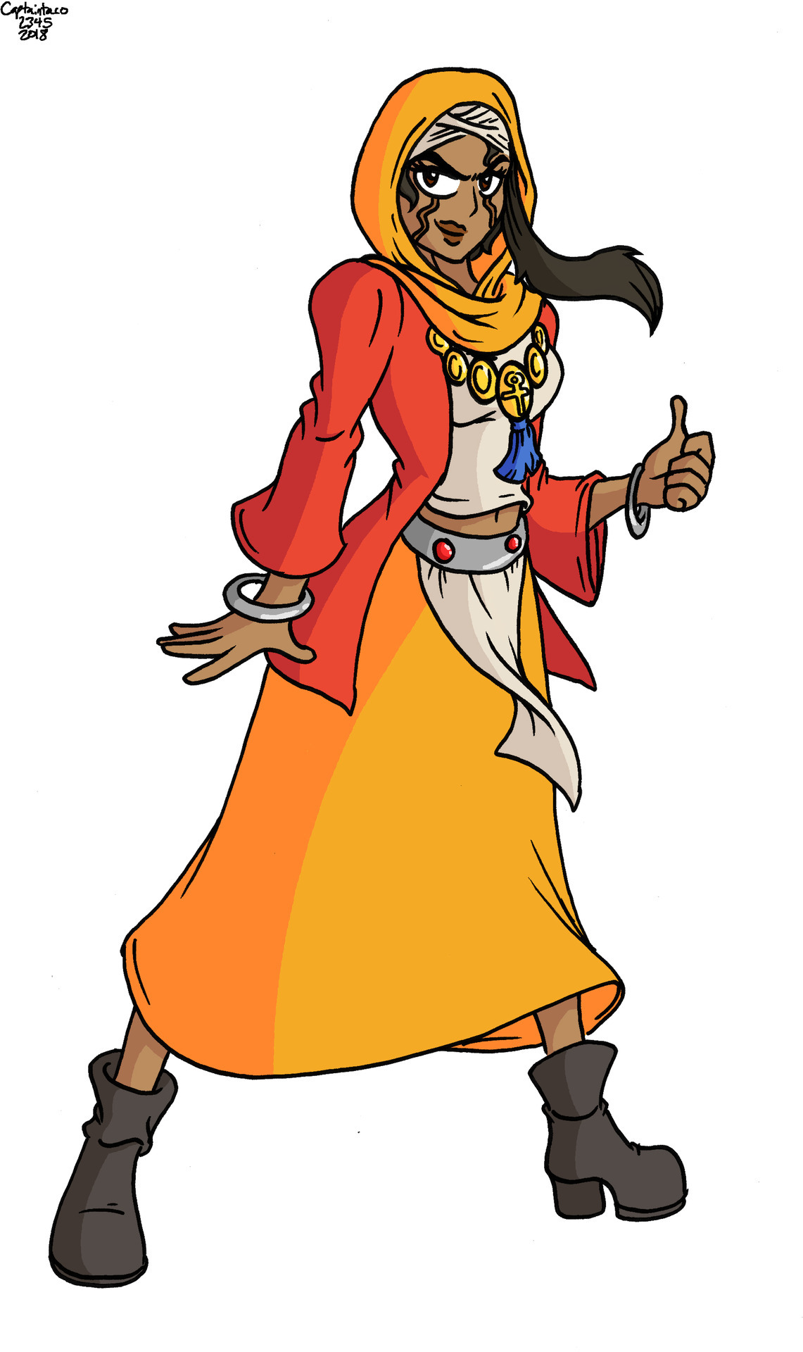 More Jojo genderswap! This one is Mohammad Avdol from Part 3. Avdol was actually