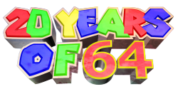 mustachetangelo:  HAPPY 20TH ANNIVERSARY TO SUPER MARIO 64!!! 6-23-2016 Here it is folks!  I’ve been hacking away at this project since last November and the day has finally come to reveal it in its entirety! Super Mario 64 is not only one of my all