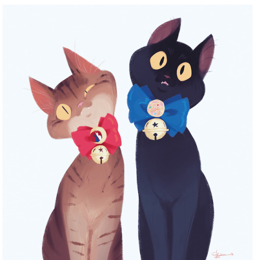 My days have been filled with kitty drawings.Birthdaycard of twix.jasper.cuddle for a frie