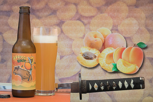 Apricot Riot (Ice Breaker Brewing - Haute-Garonne - France),
Apricot & Basil - Wheat Beer -