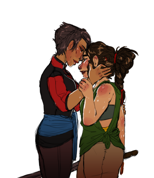 mindofjen:Sword training is easier when your trainer gives you kisses as an incentive  