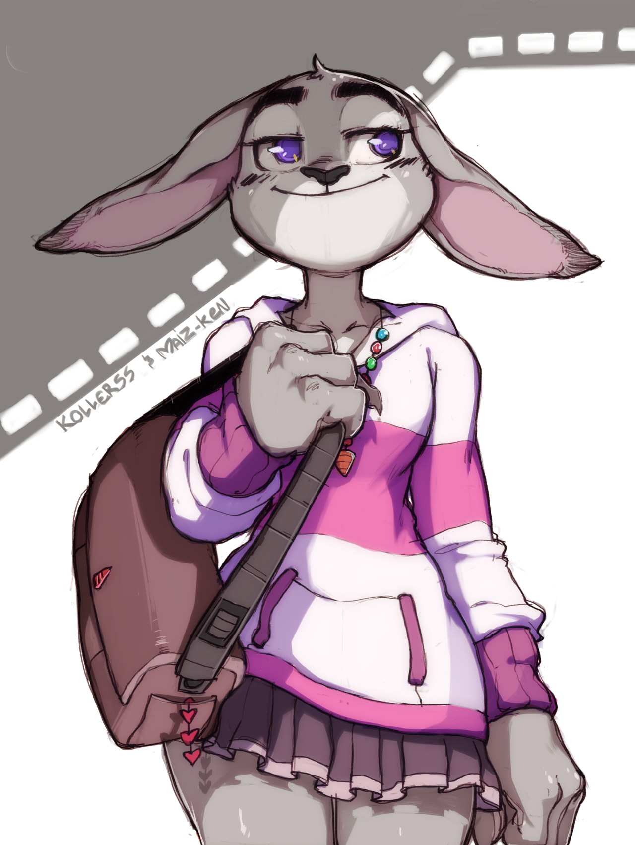 maiz-ken:an here we hav the second outift in the fashion hopps line, once again created
