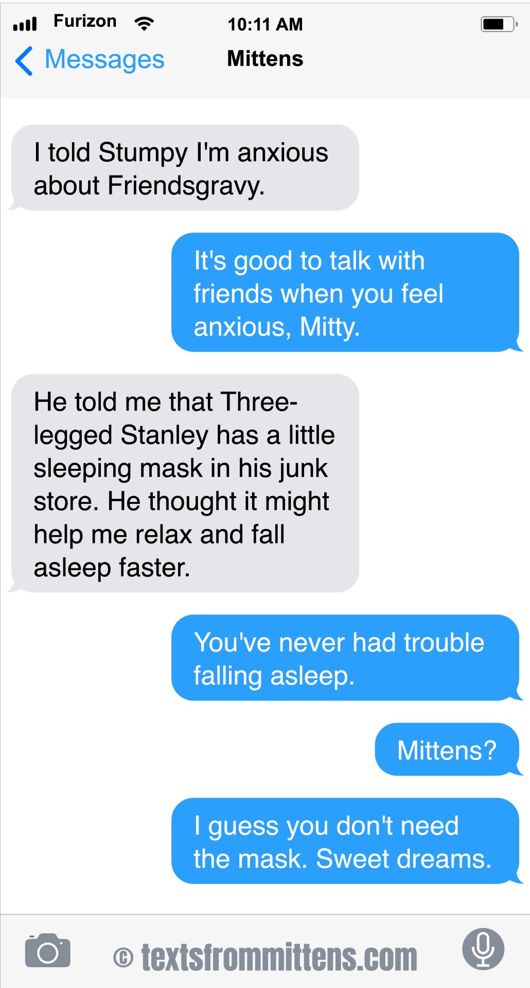 Did Mittens Fall Asleep? 