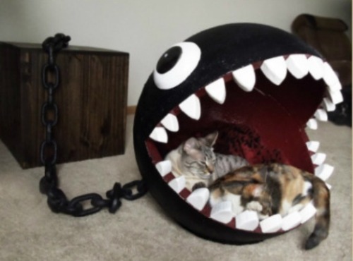 retrogamingblog: Chain Chomp Cat Bed