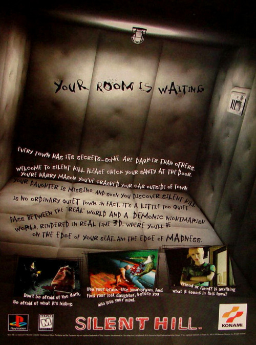 vgjunk:  Ad for Silent Hill.