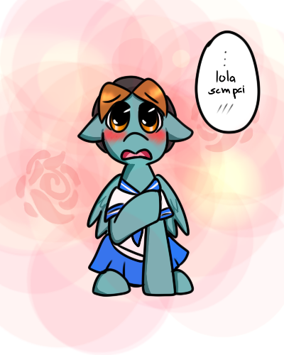 ask-ponyghost:  lola’s stream was cool c;tiny bold°3° such a cutie! my brother