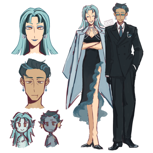 Leech Parents!! I Wanted To Do Them Justice And Redesign Them Cuz My Old Design Of Them Was Just Not