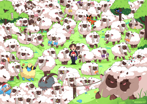 m-artsoul:

27/09/21
Where’s Shiny Wooloo?23hrs; 120 Wooloo, 5 other Pokemon + RT Keep reading #rb#Ez; hyperfix #!!!!!!! i love it so much!!!! #*happy stims*