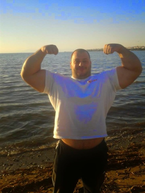 bigguythings: bigsteve316:  bighugeguys:  Nikos Mousounidis  Goals  Just Big Guys: 08/10