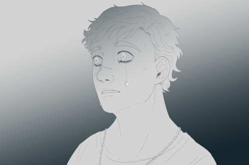 Character Sheet Aside, This Is The Most Accurate Alan I've Drawn And It Hurts My Heart So Bad,,,, Sob
