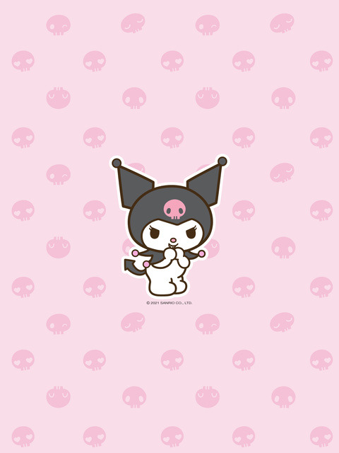 Download Patterned My Melody Kuromi Wallpaper