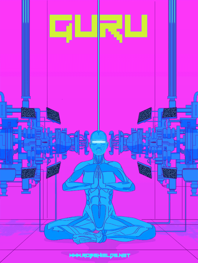sinnephi: coolpops:  Gif Art Time:  Rob Shields // Follow Artist on Tumblr // Twitter