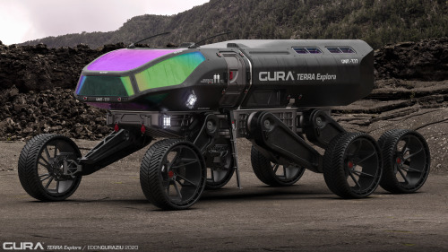 GURA® Terra Explora Vehicle design. Modeled in Moi3D and rendered in Keyshot. Entire process took a 