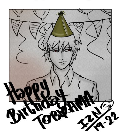 Too late, but never unparty. (?) Hppy BDay Bby TBRM ♥ #Tobirama #BirthDay