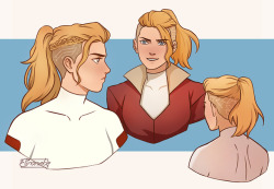 elimnebe: I was midway through drawing Adora and was like “an undercut would be neat”. Can’t wait to watch S2 later today! Insta II Kofi