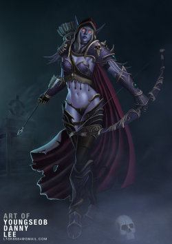 neatbender:  Sylvanas Windrunner A3 by ltsk9884