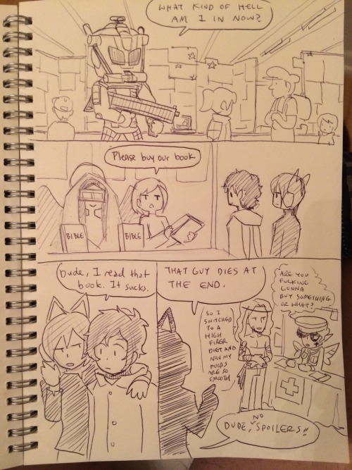 Here&rsquo;s a trade comic we drew at ALA2015.