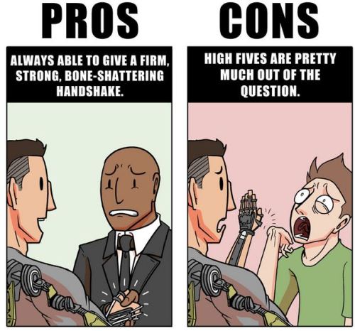 Porn Pics dorkly:  The Pros and Cons of Having a Robotic