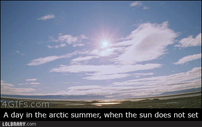 The sun never sets in this Arctic Summer via /r/gifs http://ift.tt/1WnWgnh