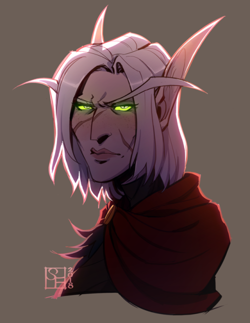 studiofruke: Recent bust commissions! now with 100% more blood elf guarantee (curious about how go about coloring these? full process for the first one is available now on my Patreon!) 