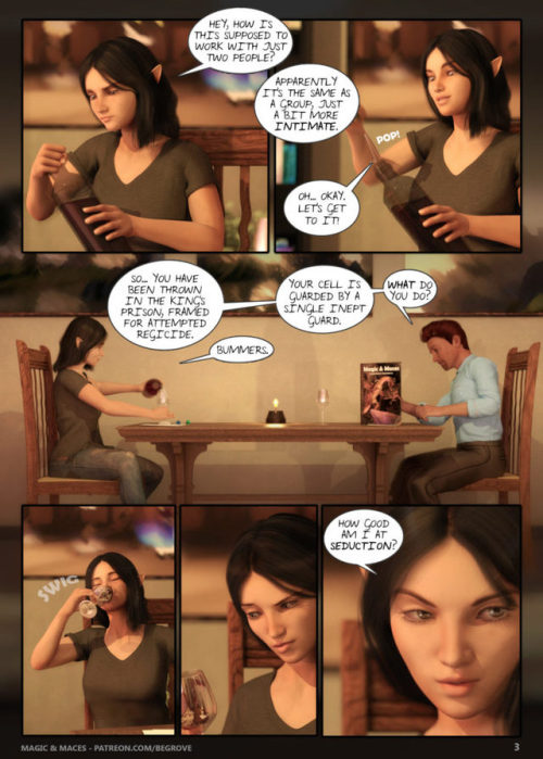 Magic & Maces Page 3 - You can find past pages at the Grove.