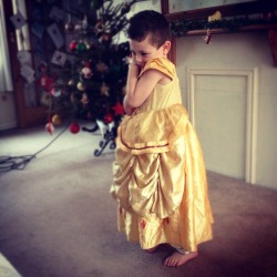 laughterkey:  jacksgettingfitter:  This is my nephew. Just in case it escaped your attention, he is dressed as Belle from Beauty and the Beast.Yesterday I was out for lunch with some of my family, including my nephew who I hadn’t seen for a few months.